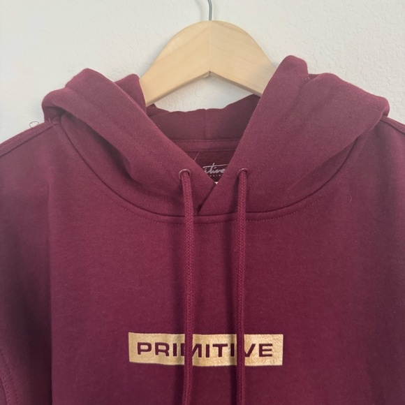 Primitive Zumiez Men's x Pierce Burgundy Hoodie Dark Red Size Medium SOLD OUT - Picture 5 of 6